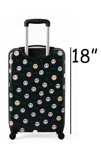 The Nightmare Before Christmas Rolling Luggage Personalized Jack Carry On Size Suitcase Hardshell Extending Handle with Custom Name 5