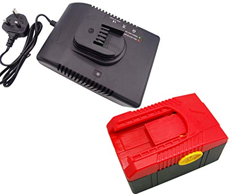 FengBP®️18V 4000mAh Replacement for Snap On Battery CTB6187 CTB6185 CTB4187 CTB4185 + Replace Snap On CTC620 Charger CT6850 CT6855 CTA6855 CDR6850 CDR6855 CDRU6855 CTRS6855 Li-Ion Power Tools Battery