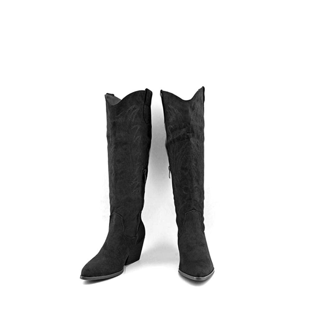 MODELISA - Bota Alta Campera Cowboy Tacón Ancho Mujer