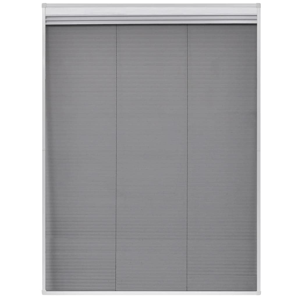 Insektenschutz-Rollo für Dachfenster, Plissee-Insektenschutz für Fenster und Rollo, Aluminium, 60 x 80 cm