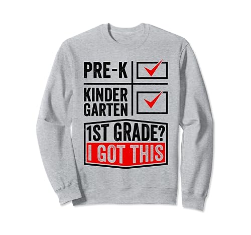 First Day Of First Grade Boys Girls Back To School Sudadera