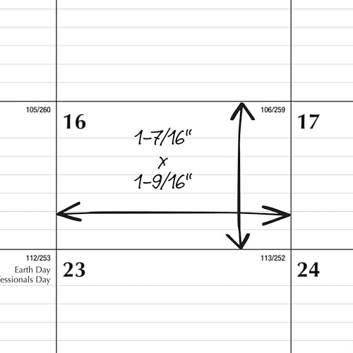 Image of Mead Desk Calendar 2026-2027 Planning Pad, Academic 15-Month April-June, Monthly, 17.75 inch x 11 inch Compact, Ruled Daily Block (CAM82005)