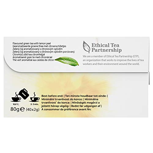 Pickwick Green Tea Lemon met Groene Thee en Citroen (240 Theezakjes, 100% Natuurlijk), 6 x 40 Zakjes - Afbeelding 7