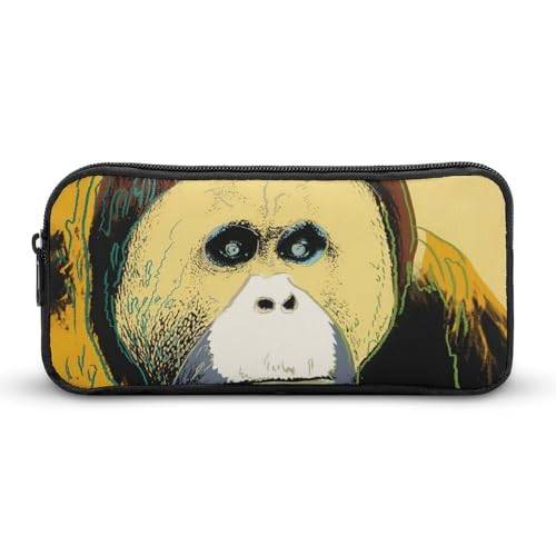 アンディ・ウォーホル 絶滅危惧種ペンケース 筆箱 筆入れ 多機能 ふでばこ 大容量 収納バッグ 学生 子供文具収納 男の子 女の子 プレゼント