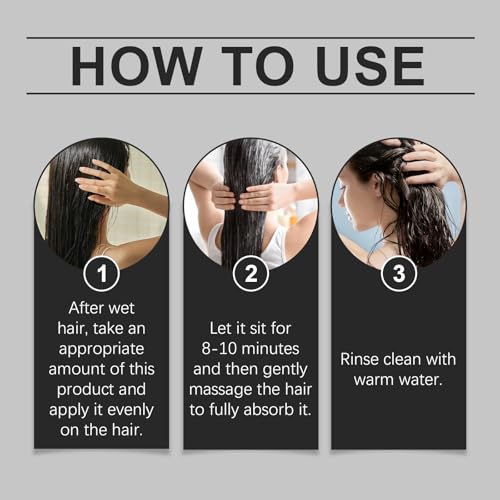 Image of Keratin Hair Mask, Deep Conditioning Care, Restores Dry and Damaged Hair, 30G /1 OZ