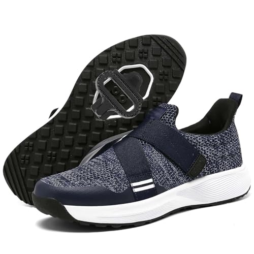 Zapatillas ciclismo MTB transpirables para evitar resbalones en pedales SPD