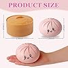 Dumpling Squishy Mystery Box, Glitter Dumpling, Dumplings Style Stress Balls for Adults and Kids, Cute Steamer Basket Design with Squeezable Bun Stress Relief Fidget Toys (4 PCS) #1