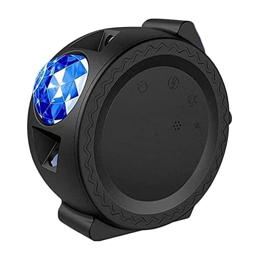 galaxprojektorlampa 3 i 1 stjärnigt Nattljus Stjärnhimmel Mångolvprojektor Galaxy Ocean Nebula Lampa Musikkontroll Hushållsdekorativa lampor (Färg: Svart) (Färg: Svart)
