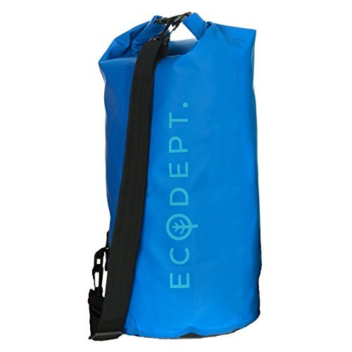 ECOdept Waterproof Dry Bag Backpack ~ Keeps Gear Dry Outdoors ~ Essential Boating, Kayaking, Travel, Beach, Camping Accessories ~ 2 x Shoulder Straps and Roll-Top Closure in 20L, 30L, 40L