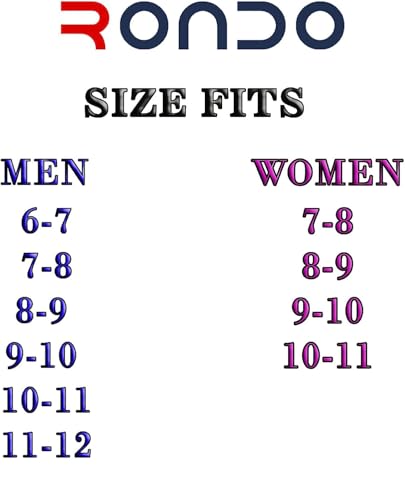 RONDO 3 Pack Unisex Thin Cotton Ankle Socks Dry Fit Low Cut Running Socks3