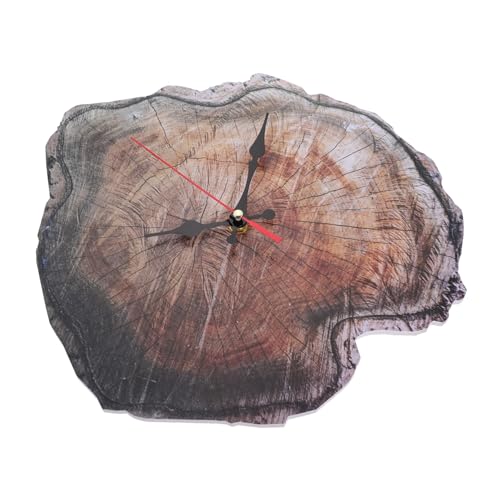 Abaodam Reloj De Pared Anillo Anual Reloj De Pared Colgante para Sala De Estar Funciona Pilas
