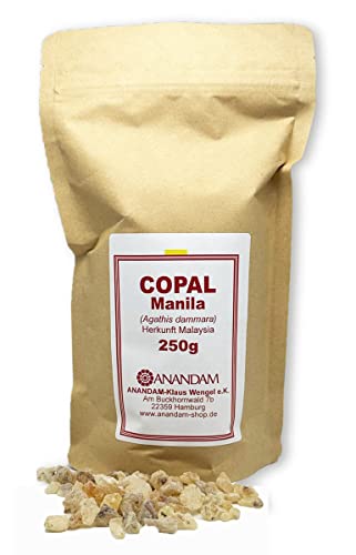 Copal Manila – Agathis Dammara – 250 g – Resina de incienso granulado puro
