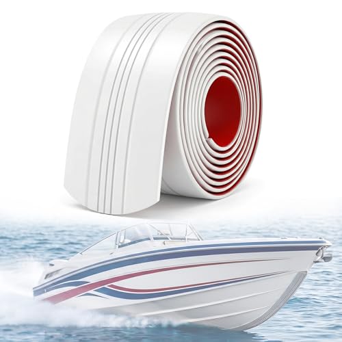 PULJOGDE 6FT Keel Guard for Fiberglass Boats Self-Adhesive Shield Keel Guard for Aluminum Boat Protects Against Rocks Oyster Beds and Scratches Easy Installation Strong Adhesion