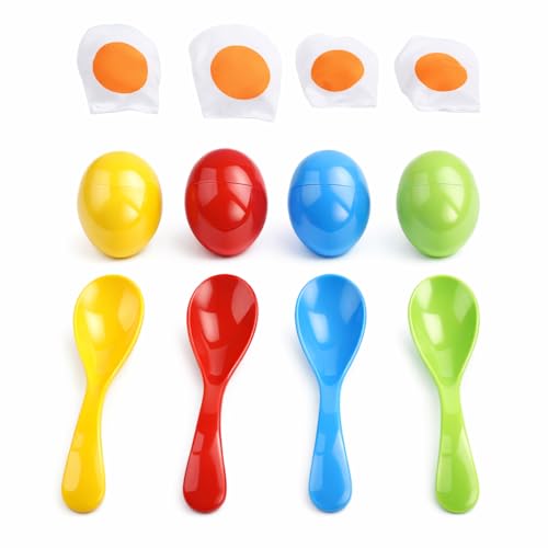 La mejor comparación de Cucharas para huevos Top 10. 47 Alomejor Juego de Equilibrio con Huevo y Cuchara - Juguetes para Niños al Aire, Juego Educativo de Destreza y Coordinación para Actividades al Aire