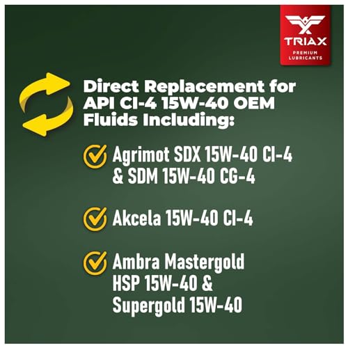 Aceite para motor TRIAX Agra Premium 15W-40 1 Galón miniatura 4