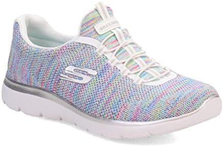Skechers Sport SummitsForever Glowing Womens Sneaker 7 BM US WhiteMulti | Image 3