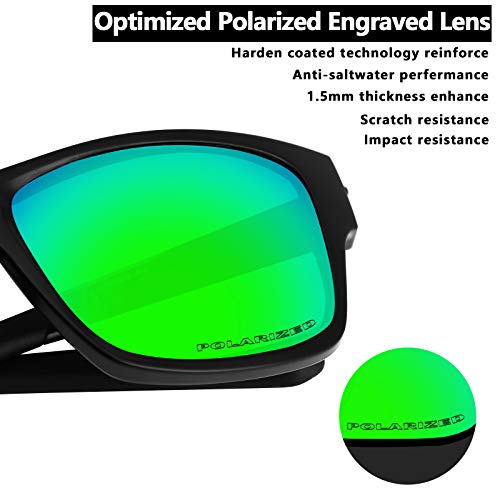 Image of Alphax Polarized Replacement Lenses for Oakley Si M Frame 3.0 OO9146 Sunglasses - Glare Reduction | Precision Cutting
