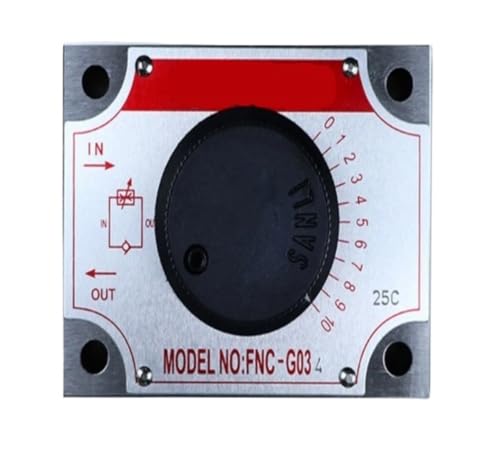 Válvula de control flujo hidráulica FNC-G03-4 con cuerpo reforzado antidesgaste