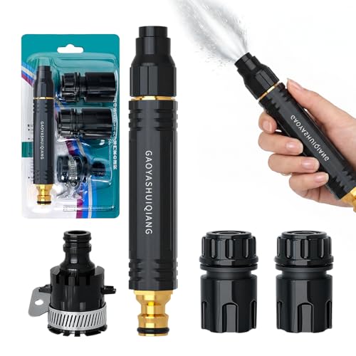 2026 Upgraded Home High Pressure Water Gun, Handheld Water Sprayer,Multi-Function Water Jet Nozzle,Featuring a Powerful Nozzle for Car,Garden,Yard,Plant and Vegetable Watering