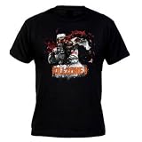 killzone 2 and 3 ps4 Algodón 100% Camiseta Killzone 3 helghast Attack Negra Manga Corta (Talla: Talla M Unisex Ancho/Largo [53cm/72cm] Aprox)