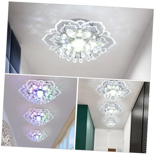 Lampe de plafond cristal luminaire moderne salon couloir maison - 4