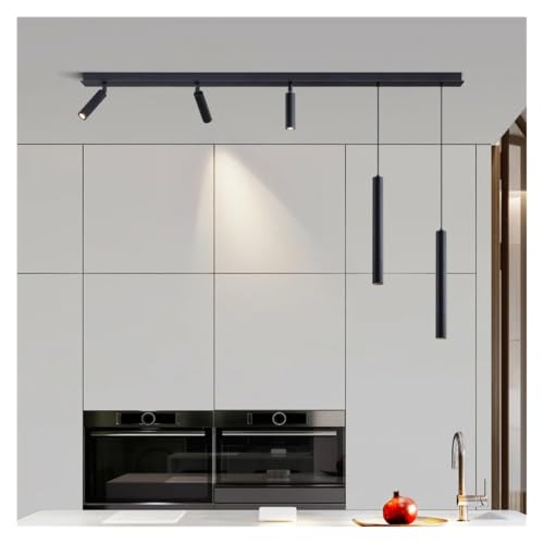 Lampe de plafond restaurant LED suspendue 120cm pour bar et cuisine