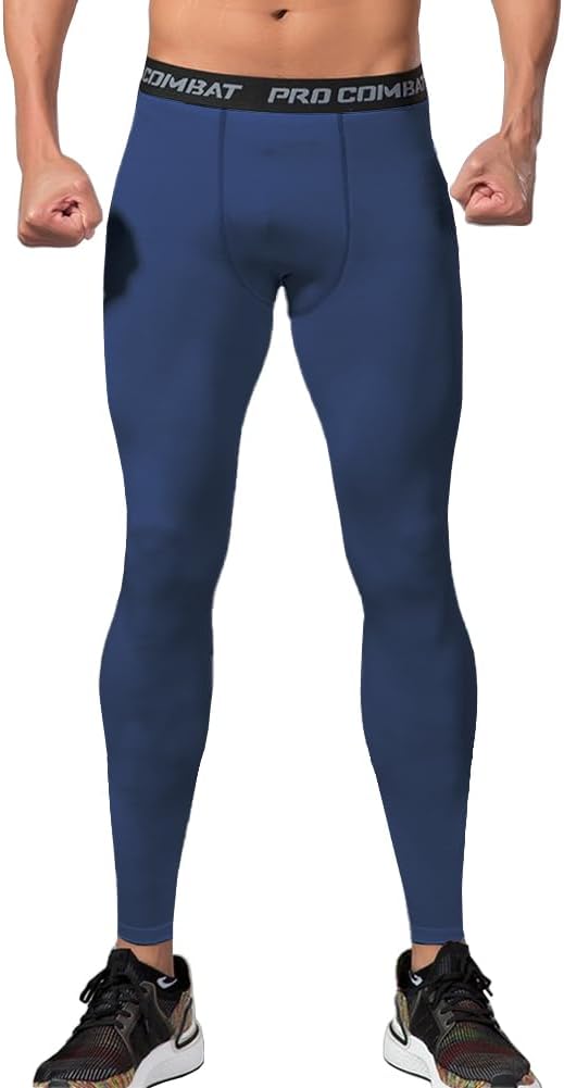 NuCamper Men's Compression Pants,Athletic Leggings Base Layer Bottoms Running Tights for Sports Gym Workout Basketball Yoga