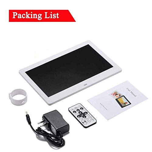 Cadre photo numérique idée cadeau grands-parents écran 10 pouces IPS blanc télécommandé - 5