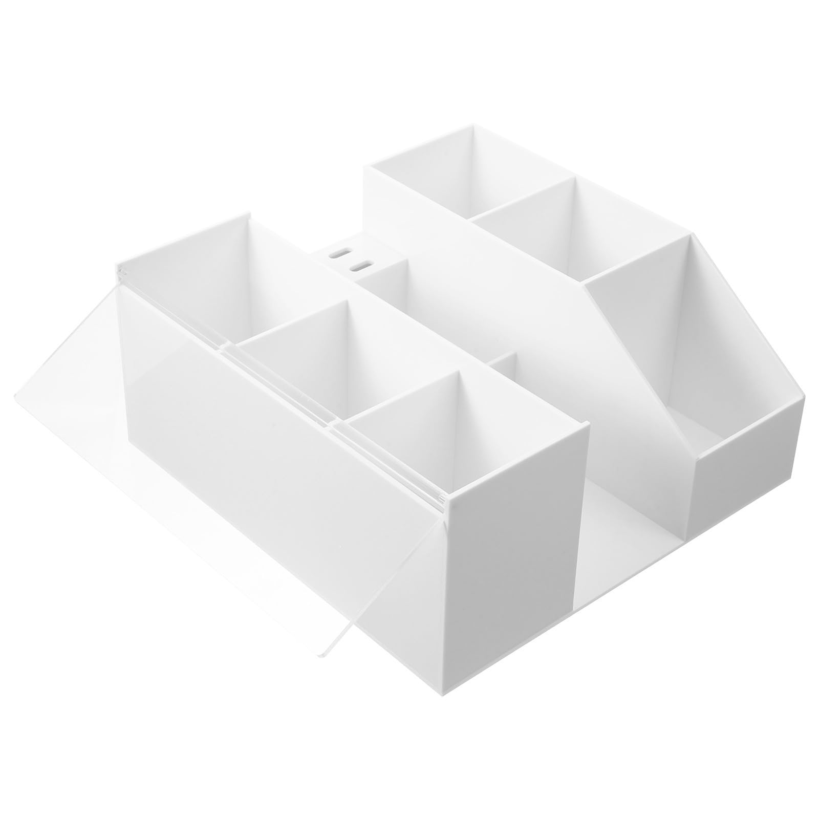 YARNOW Scatola Porta Strumenti Bianco per Acrilico Extension Ciglia