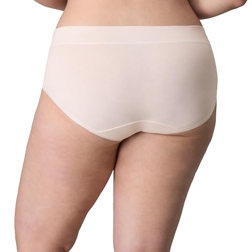 Image of PLAYTEX Women's Tummy Control Underwear Hipster Pack, 3-Pack, Stretch Cotton, Plus Size Panties Avail., Moisture Wicking