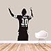Abnehmbarer Vinyl-Wandaufkleber Fußballstar Tapete Messi klassische Pose Messi Spieler Wandbild Fußball 59x42 cm