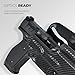 OWB Paddle Holster fits Springfield Echelon 4.0C (Right-Hand Draw, Black)