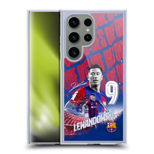 Coque Gel FC Barcelona Lewandowski Samsung S24 Ultra Compatible MagSafe