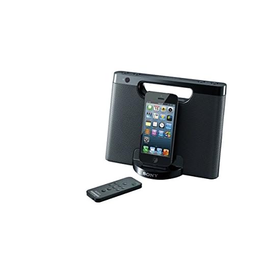 Sony RDP-M7IPN Lightning iPhone/iPod Portable Speaker Dock - Black