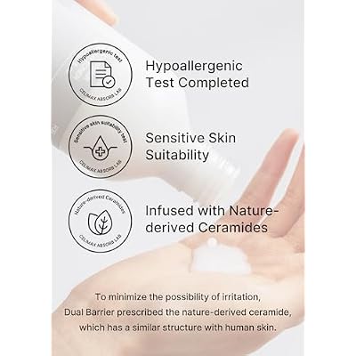 celimax Dual Barrier Creamy Toner | with Ceramides, Peptide, Oil & Alcohol Free, Facial Astringent, Long Lasting Hydration, Calming, Soothing, Non Irritating,150ml