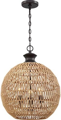 Quoizel Casablanca 3-Light Palladian Bronze Pendant Light