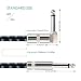 Mugig Cable para Guitarra/Bajo/Teclado Profesinal Conector Mono de 6.3 mm con acabado...