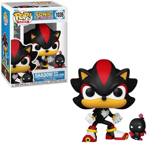 Boneco Funko Pop! & Buddy Sonic the Hedgehog - Shadow e Dark Chao