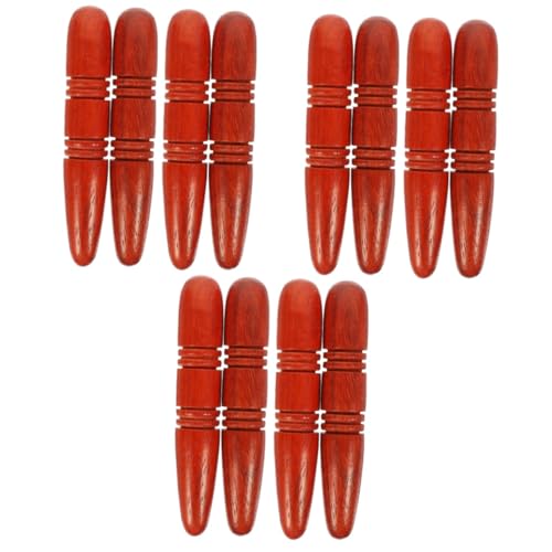 Accessoires de Massage Acupression Healvian en Bois Naturel Sculpté