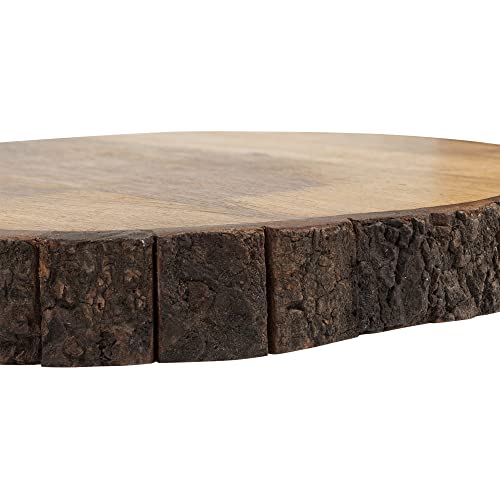 Tabla De Cortar Redonda De Madera Mango 31.75 cm miniatura 3