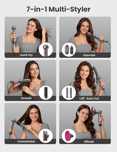O.H.B 7-in-1 Air Multi-Styler with Auto-Rotating Barrels — view 3