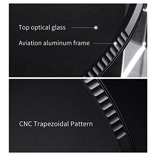 K&F Concept 1/2 Filtro de Difusão de Focagem Suave com Filme Verde FMC à Prova de Poeira à Prova D