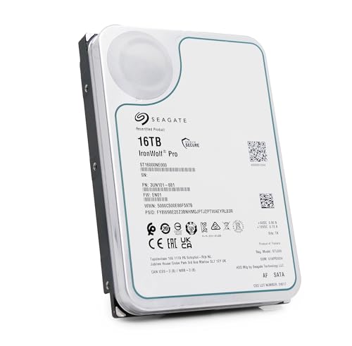 Image of Seagate IronWolf Pro 16TB 7200 RPM SATA 6Gb /s 3.5 inch NAS HDD (ST16000NE000)