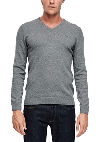 s.Oliver Herren 130.11.899.17.170.2040666 Pullover, Grau 92w0, L EU