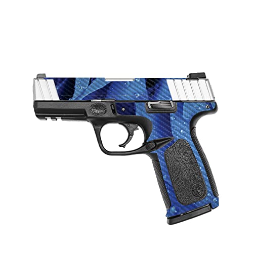 MightySkins Carbon Fiber Skin Compatible with Smith & Wesson SD VE Series - Rose Closeup | Protective, Durable Textured Carbon Fiber Finish | Easy to Apply and Change Styles | Made in The USA