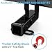 AutoBeeDen Class 3 Trailer Hitch, 2-Inch Receiver, Compatible with Nissan Rogue 2021 2022 2023 2024 2025, Bright Black Color