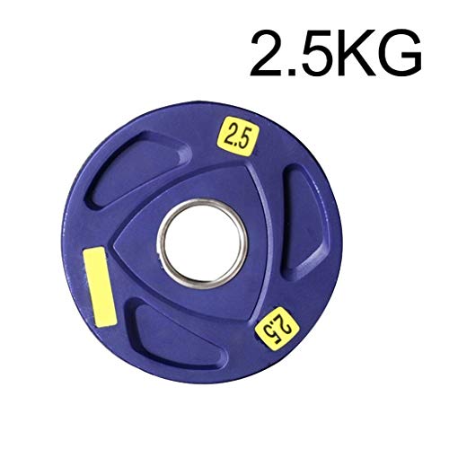 Pesas de Disco Discos de Pesas para Musculación Las placas con barra de peso Olímpico placa de 50 mm / 2 pulgadas de apertura Pesos placas de Home Gym Fitness ejercicio de levantamiento Discos de Pesa