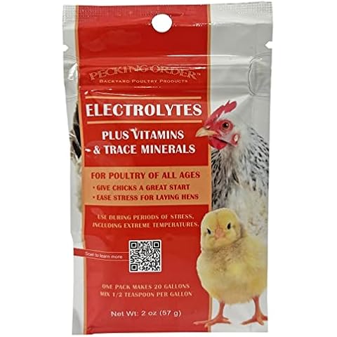 Pecking order Electrolytes Plus Vitamins & Trace Minerals for Chicks & Hens, Yellow Cover