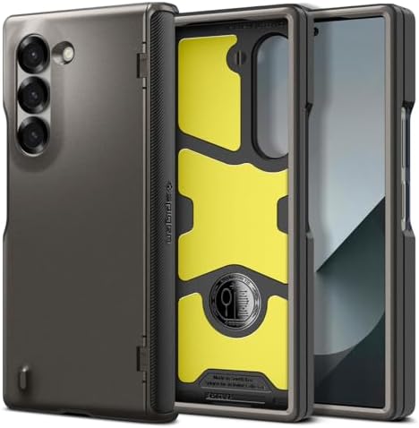 Spigen for Galaxy Z Fold 6 Case, Slim Armor Pro (2024) [Hinge Protection] - Gunmetal