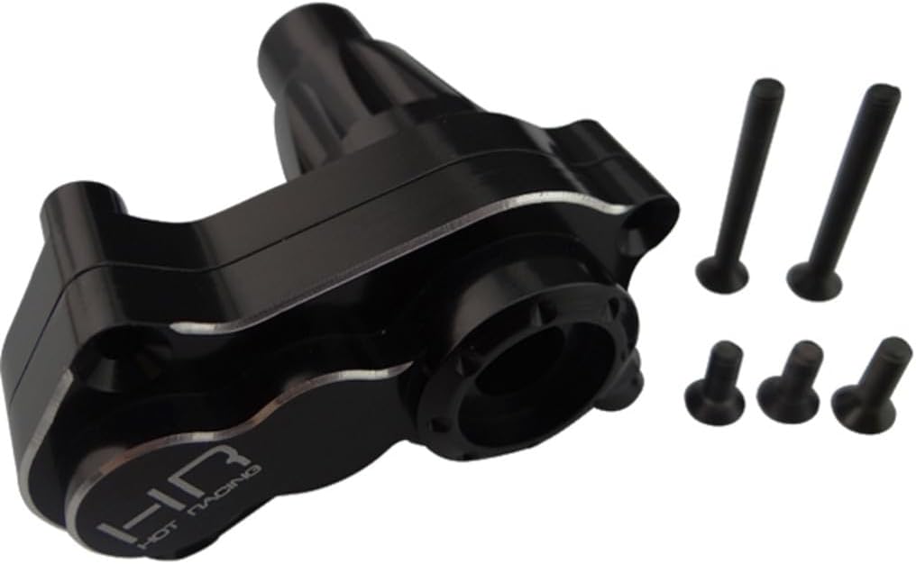 Hot Racing ReaRT38TC01 Machined Aluminum Transfer Case for Axial Bomber Ready to Run Vehicles